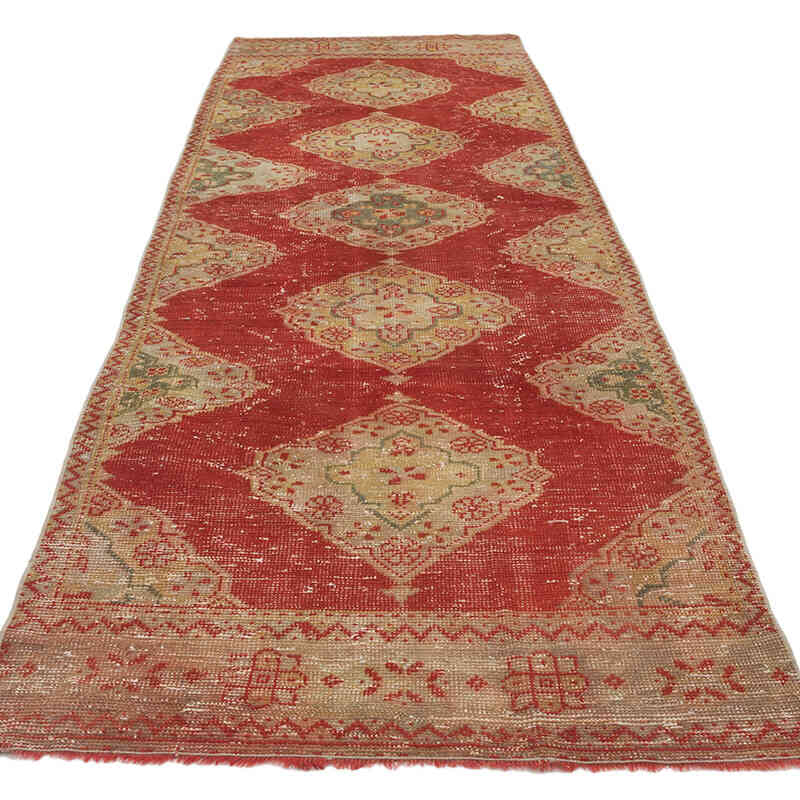 Alfombra Turca Vintage De Pasillo - 102 cm x 300 cm - K0068827