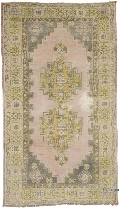 Vintage Turkish Hand-Knotted Rug - 4'  x 6' 11" (48" x 83")