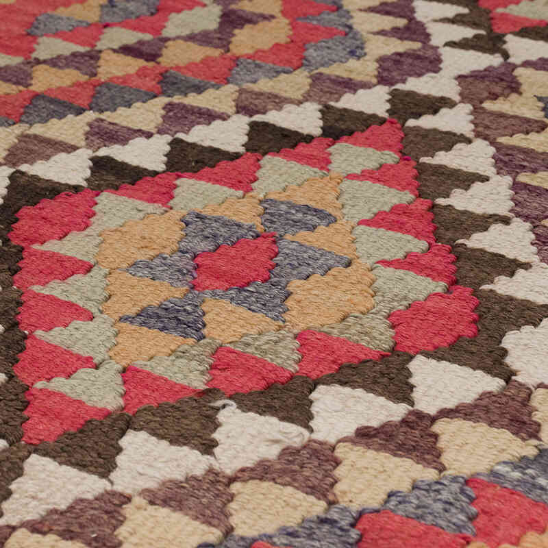 Vintage Anadolu Kilim Yolluk - 89 cm x 341 cm - K0068840