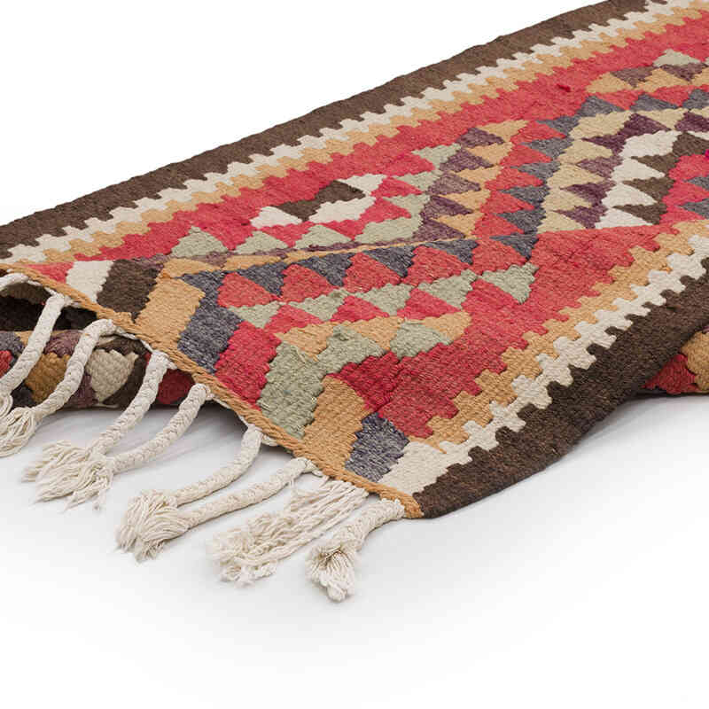 Vintage Anadolu Kilim Yolluk - 89 cm x 341 cm - K0068840