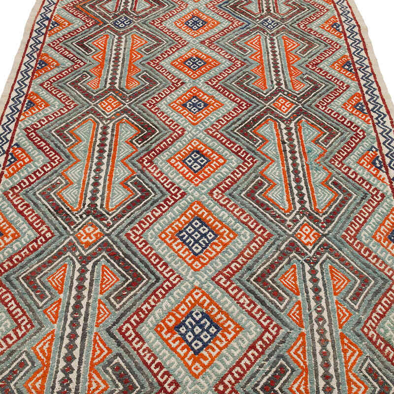 Vintage Konya Jijim Rug - 4' 6" x 9' 11" (54" x 119") - K0068843