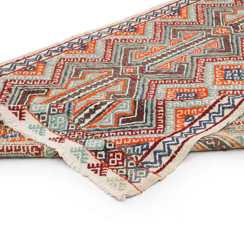 Vintage Konya Jijim Rug - 4' 6" x 9' 11" (54" x 119") - K0068843