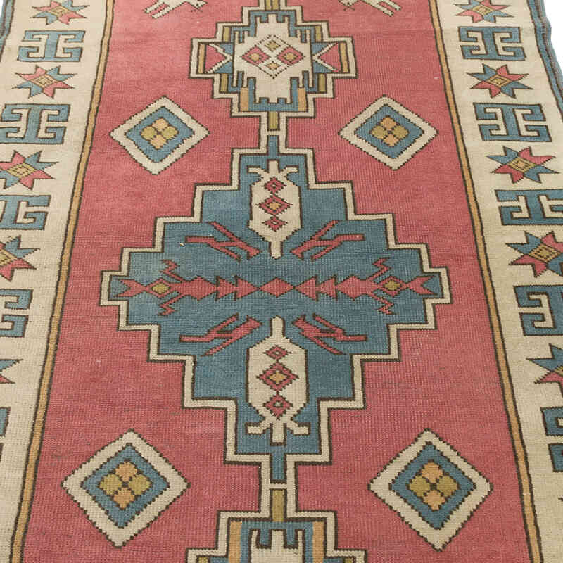 El Dokuma Vintage Halı - 122 cm x 194 cm - K0068846