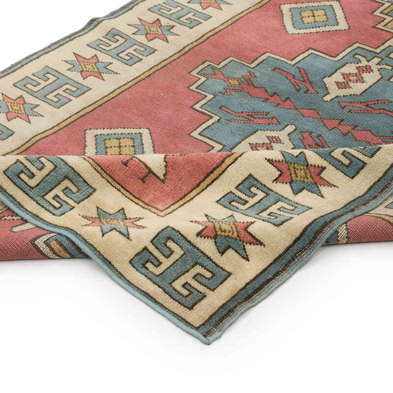El Dokuma Vintage Halı - 122 cm x 194 cm - K0068846