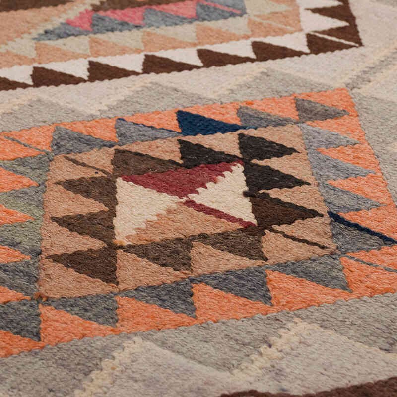 Vintage Tribal Kilim Runner - 3' 1" x 10'  (37" x 120") - K0068847