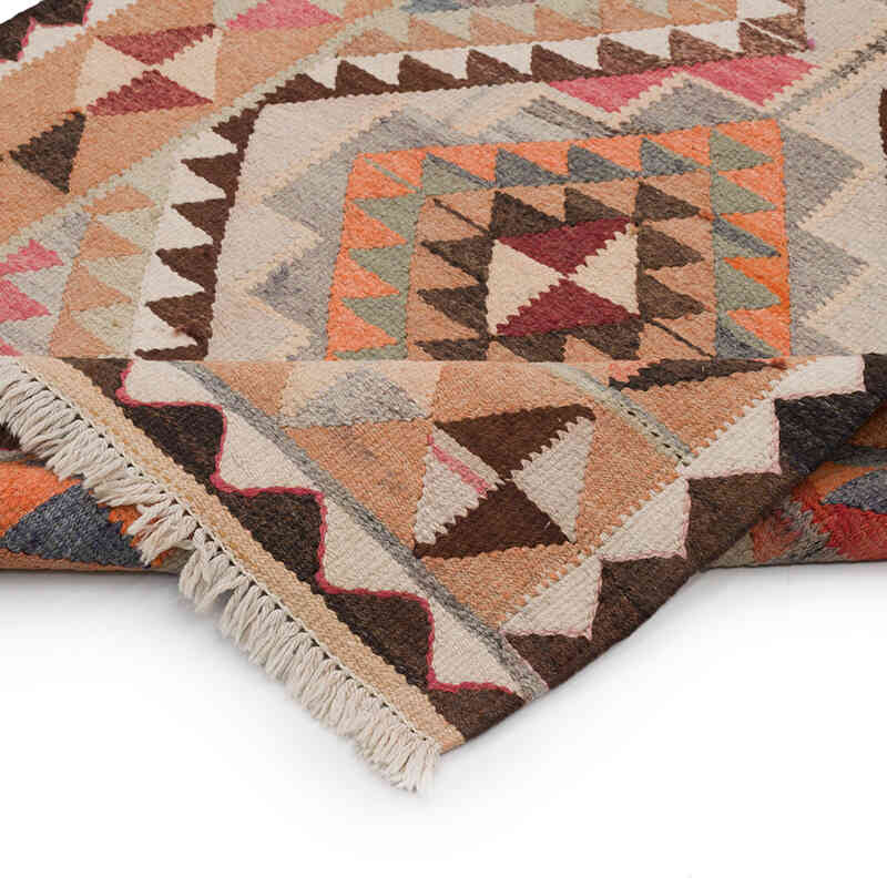 Vintage Tribal Kilim Runner - 3' 1" x 10'  (37" x 120") - K0068847