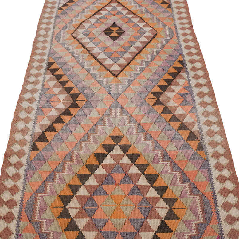 Vintage Anadolu Kilim Yolluk - 94 cm x 354 cm - K0068855