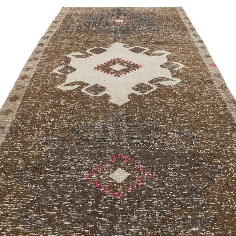 El Dokuma Vintage Halı - 145 cm x 328 cm - K0068858