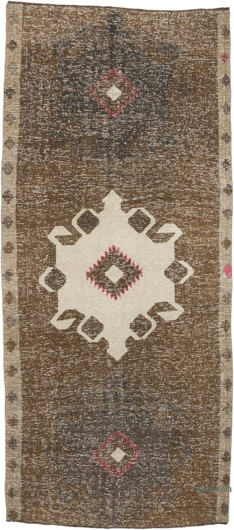 El Dokuma Vintage Halı - 145 cm x 328 cm - K0068858