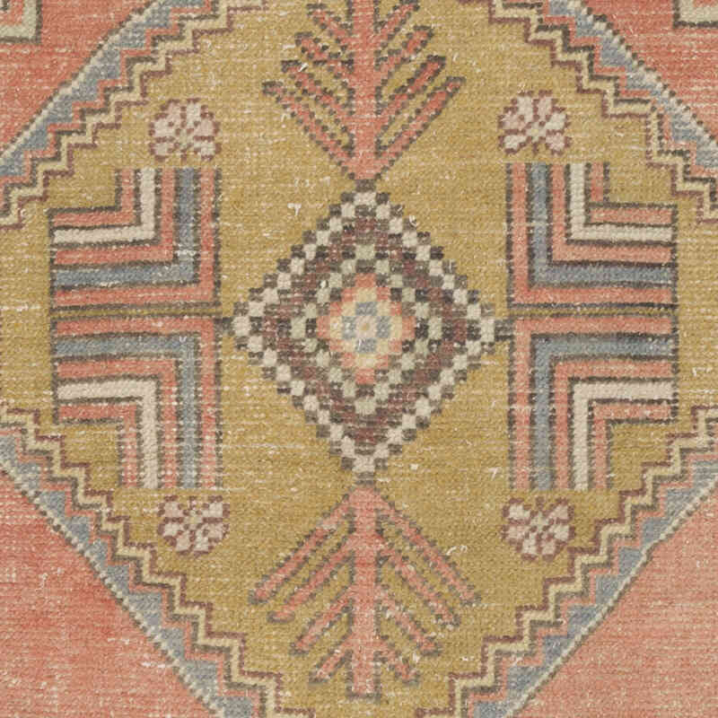 El Dokuma Vintage Halı - 108 cm x 161 cm - K0068864