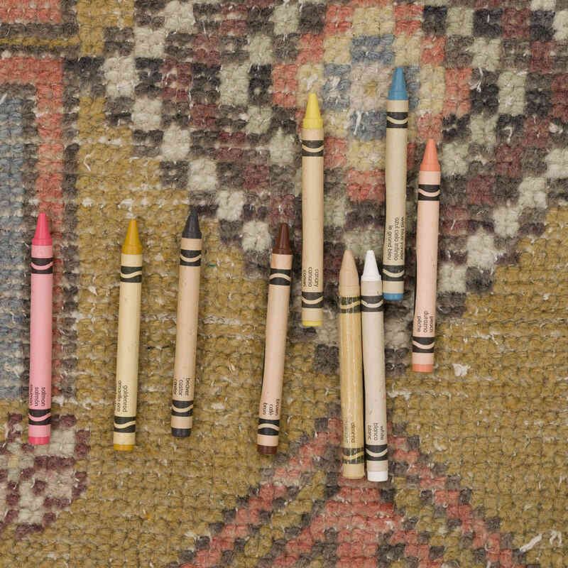 El Dokuma Vintage Halı - 108 cm x 161 cm - K0068864