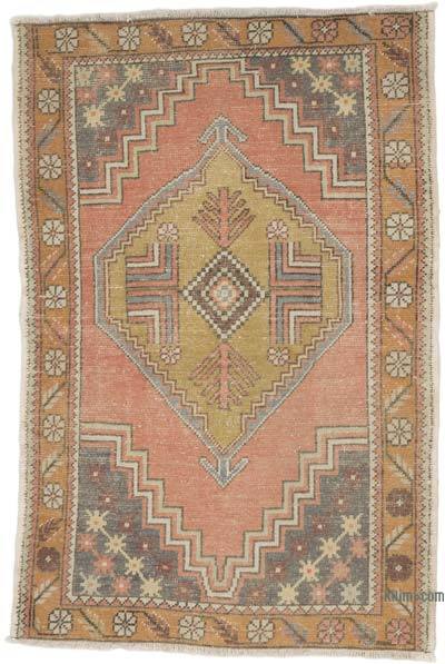 Alfombra Vintage Turca Anudada a Mano - 108 cm x 161 cm