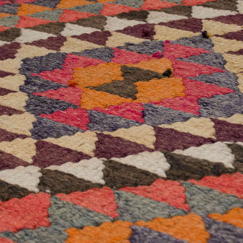 Vintage Tribal Kilim Runner - 2' 11" x 9' 10" (35" x 118") - K0068869