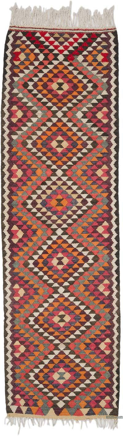 Vintage Tribal Kilim Runner - 2' 11" x 9' 10" (35" x 118")