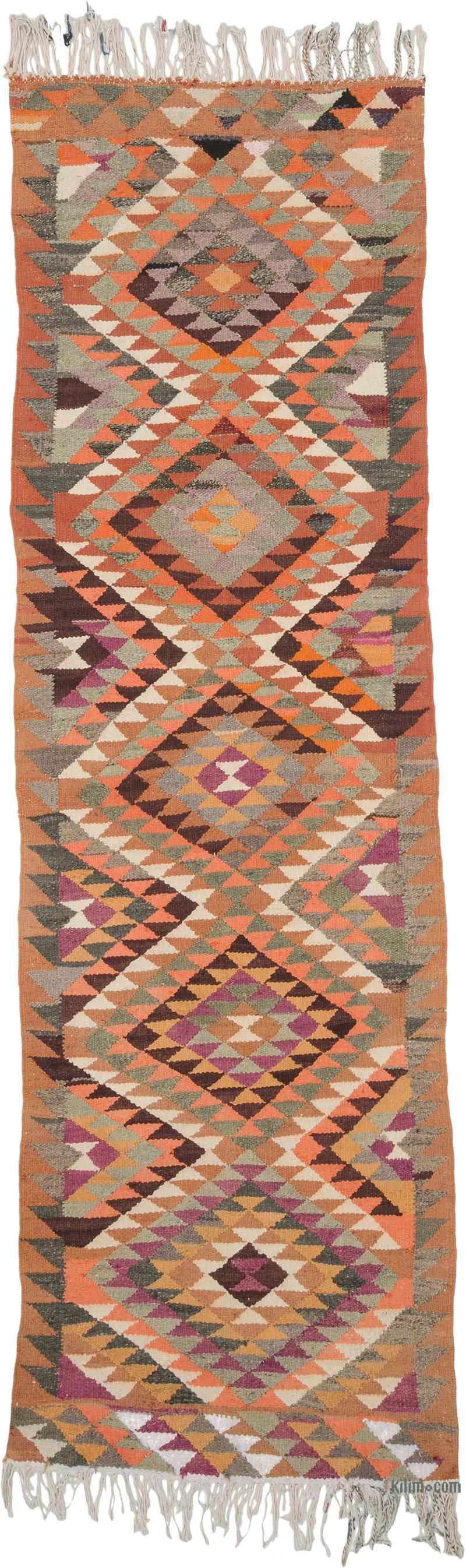 Alfombra Kilim Tribal Vintage - 94 cm x 293 cm - K0068870