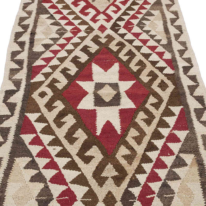 Alfombra Kilim Tribal Vintage - 100 cm x 318 cm - K0068884