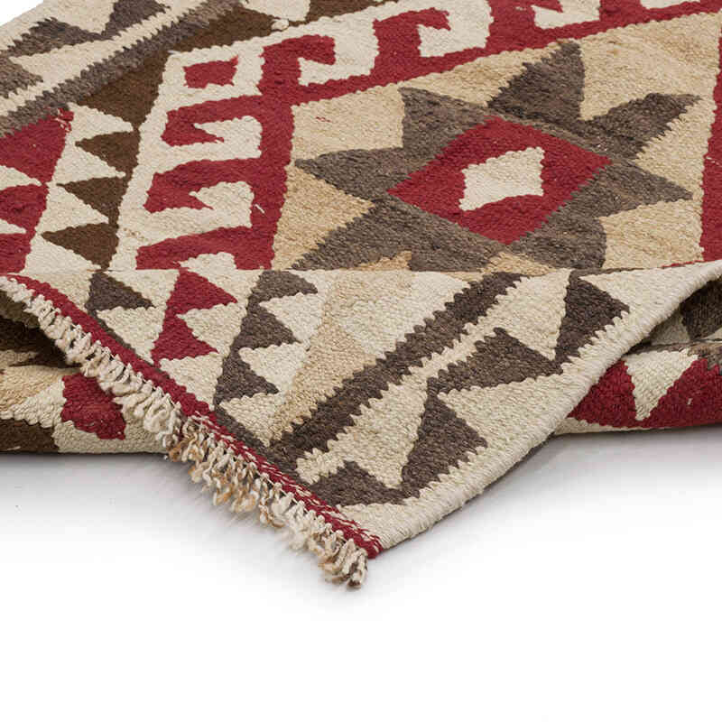 Alfombra Kilim Tribal Vintage - 100 cm x 318 cm - K0068884
