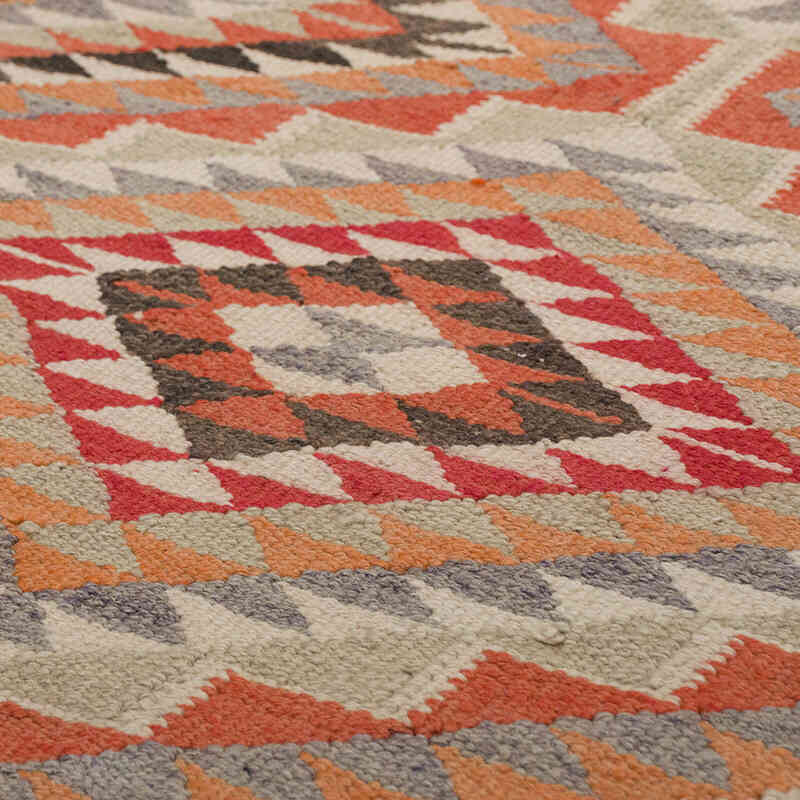 Alfombra Kilim Tribal Vintage - 99 cm x 309 cm - K0068885
