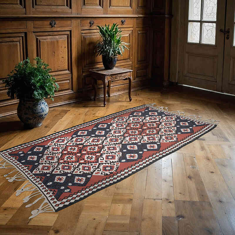 Alfombra Vintage Van Kilim - 125 cm x 236 cm - K0068889