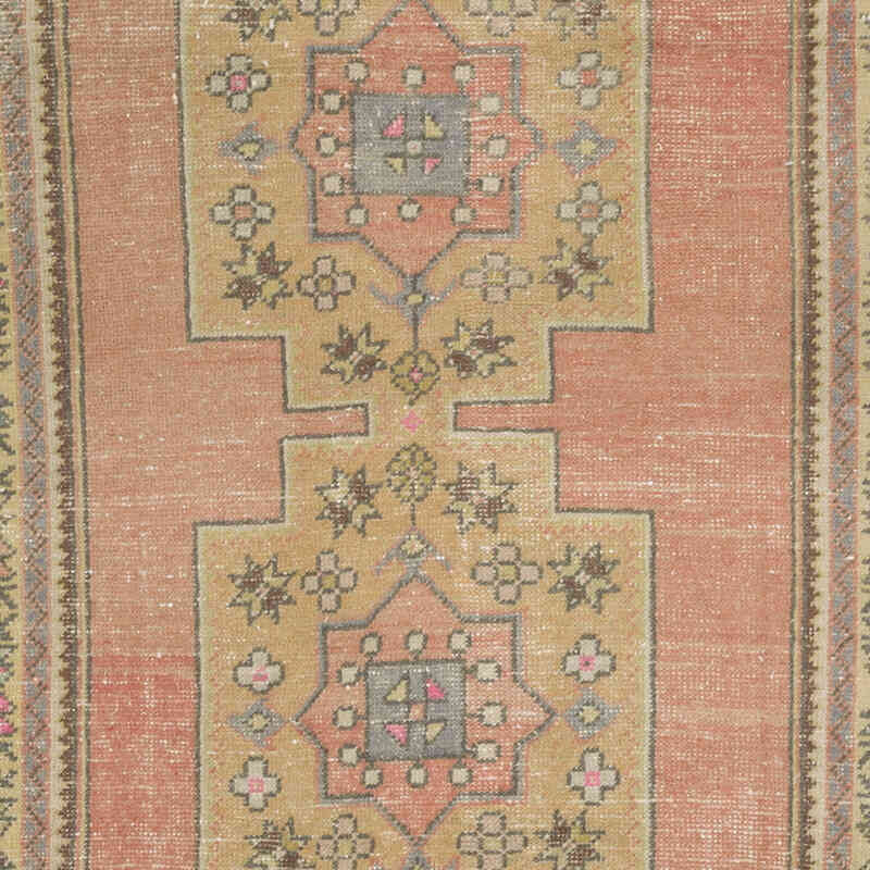 El Dokuma Vintage Halı - 130 cm x 223 cm - K0068894