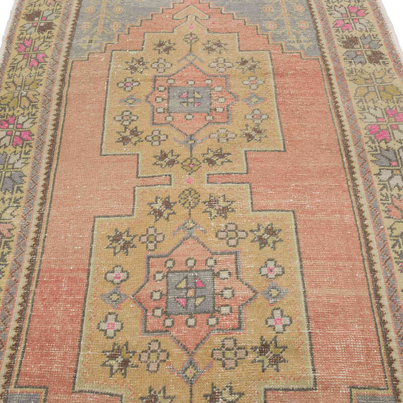 El Dokuma Vintage Halı - 130 cm x 223 cm - K0068894