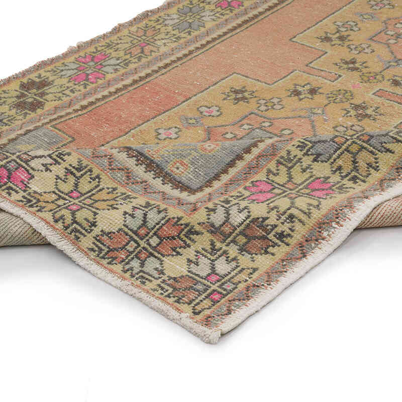El Dokuma Vintage Halı - 130 cm x 223 cm - K0068894