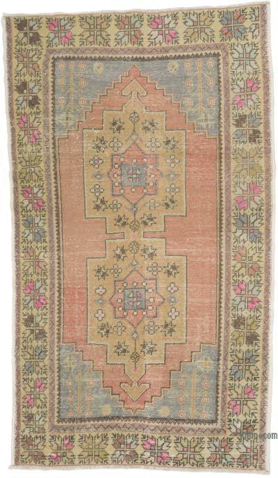 El Dokuma Vintage Halı - 130 cm x 223 cm
