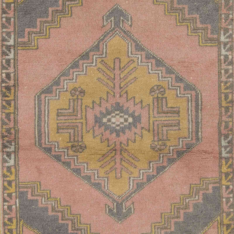 El Dokuma Vintage Halı - 118 cm x 174 cm - K0068899