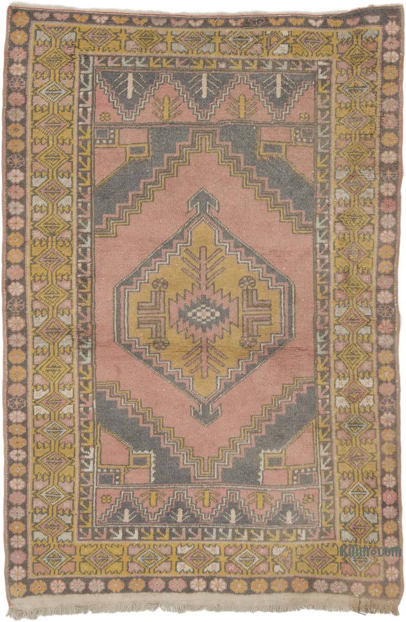 El Dokuma Vintage Halı - 118 cm x 174 cm - K0068899