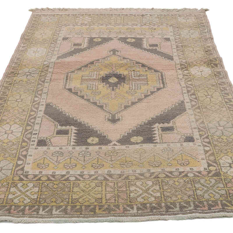 El Dokuma Vintage Halı - 111 cm x 180 cm - K0068900