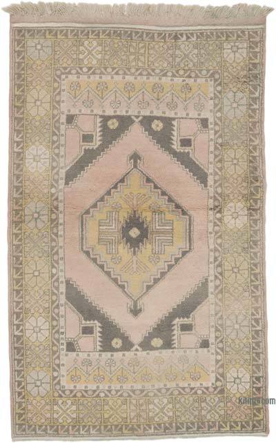 Alfombra Vintage Turca Anudada a Mano - 111 cm x 180 cm