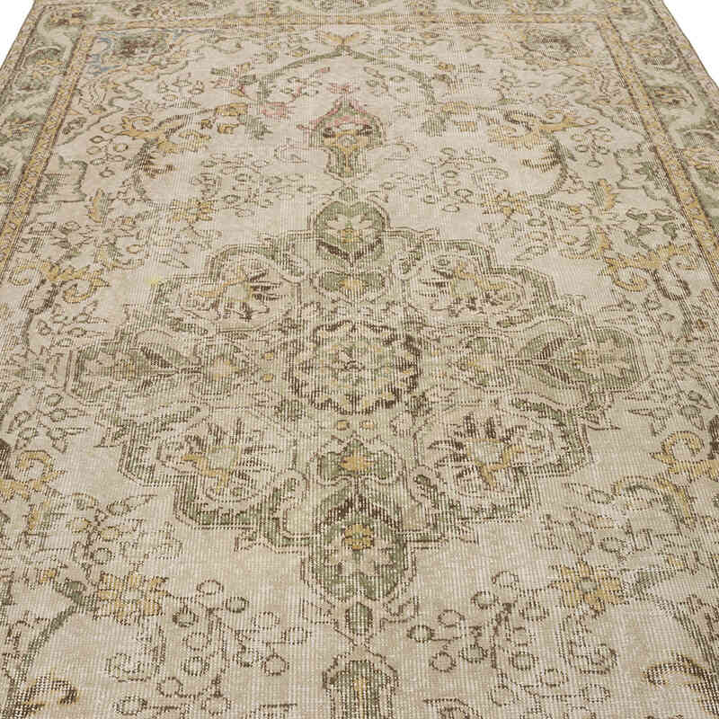 Vintage Turkish Hand-Knotted Rug - 5' 9" x 8' 9" (69" x 105") - K0068908