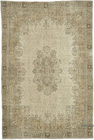 Vintage Turkish Hand-Knotted Rug - 6' 8" x 9' 11" (80" x 119")