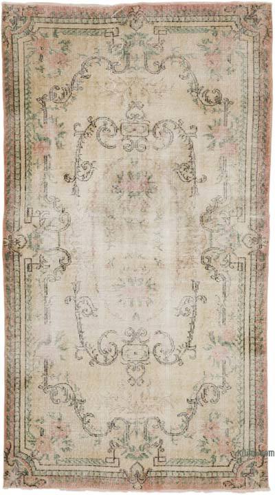 El Dokuma Vintage Halı - 114 cm x 205 cm