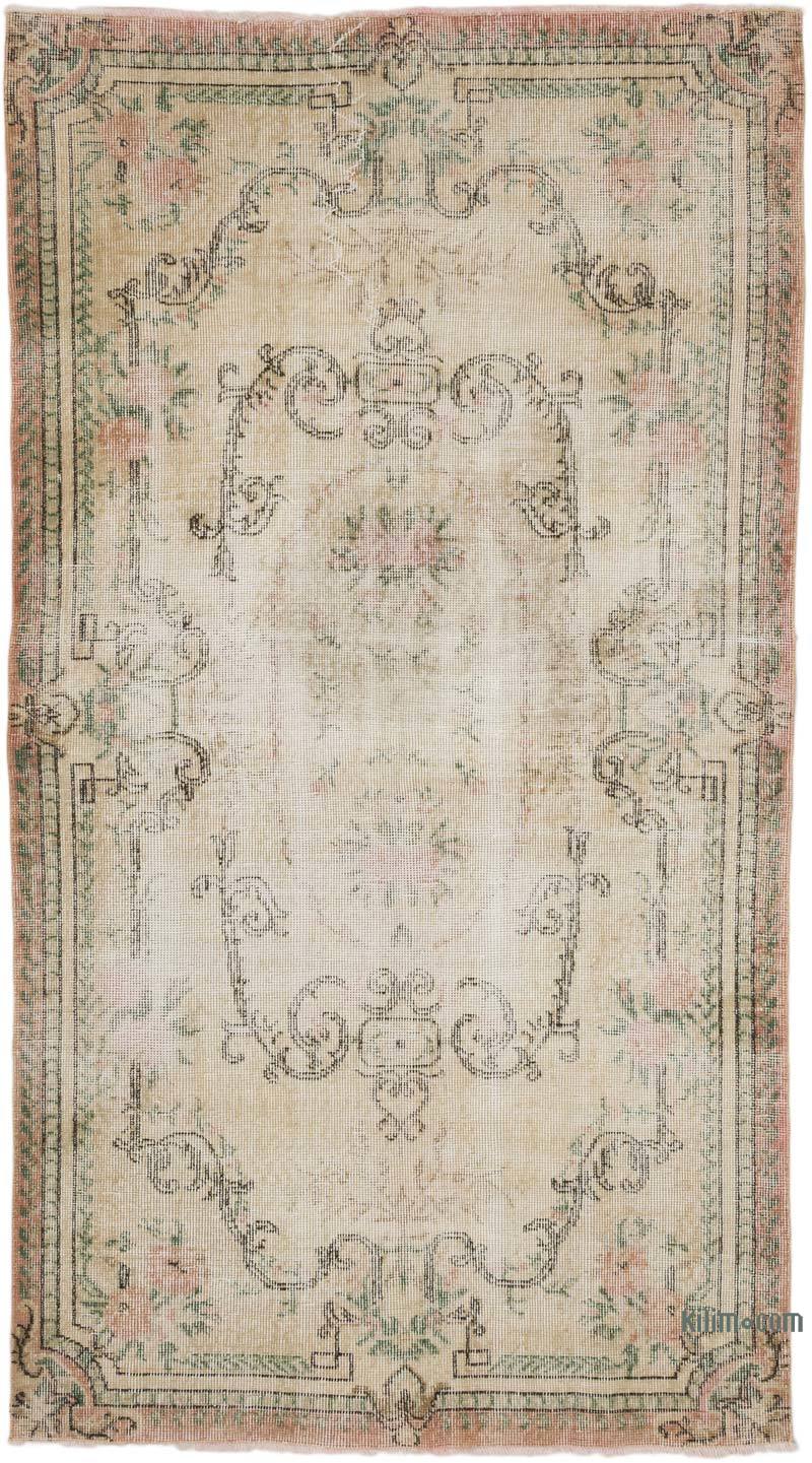 El Dokuma Vintage Halı - 114 cm x 205 cm - K0068921
