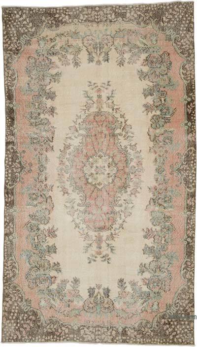Vintage Turkish Hand-Knotted Rug - 5' 3" x 9' 4" (63" x 112")