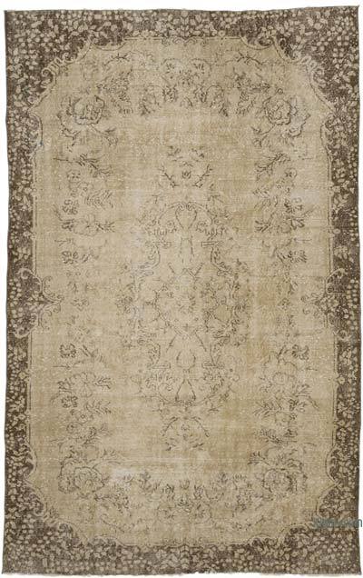Vintage Turkish Hand-Knotted Rug - 6' 1" x 9' 7" (73" x 115")