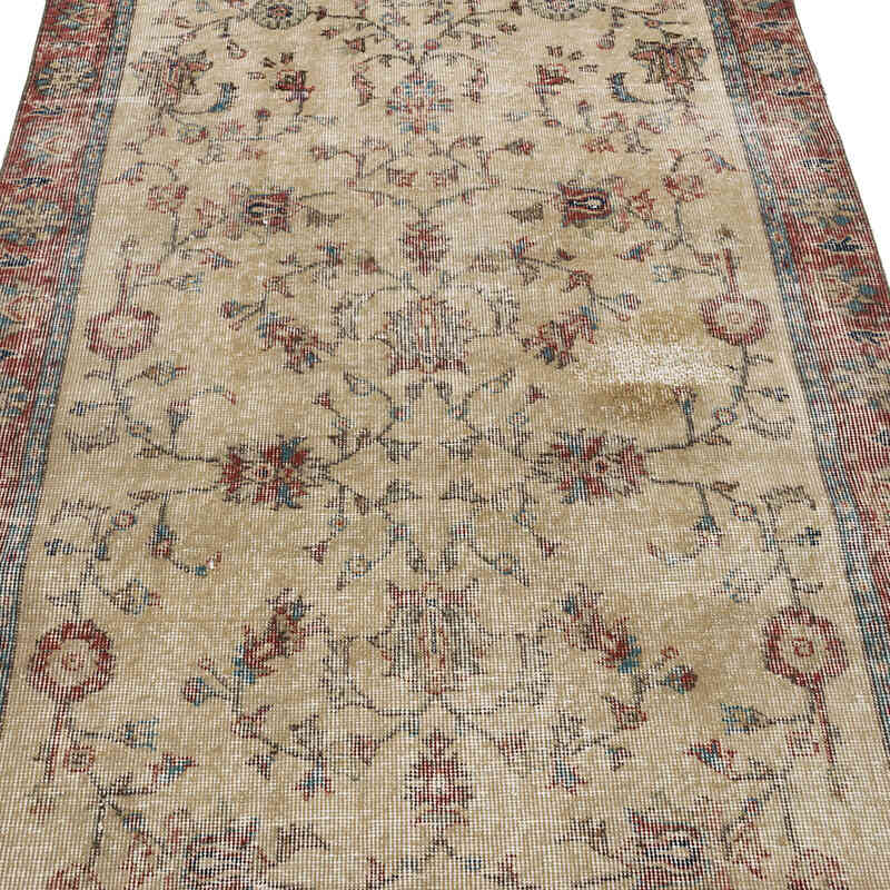 Alfombra Vintage Turca Anudada a Mano - 109 cm x 196 cm - K0068927