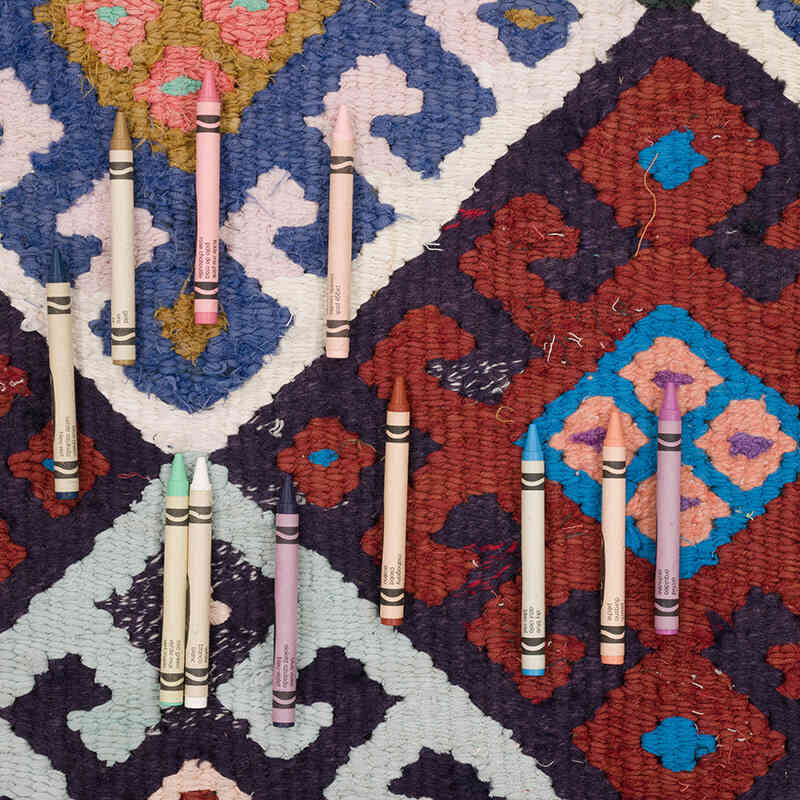 Vintage Tribal Kilim Runner - 2' 11" x 10' 8" (35" x 128") - K0068929
