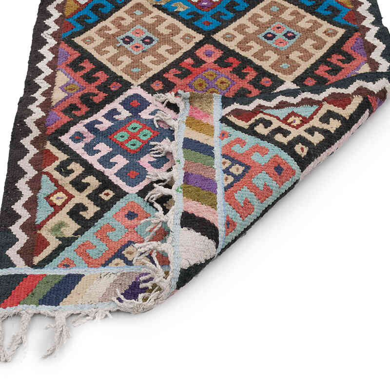 Vintage Tribal Kilim Runner - 2' 11" x 10' 8" (35" x 128") - K0068929