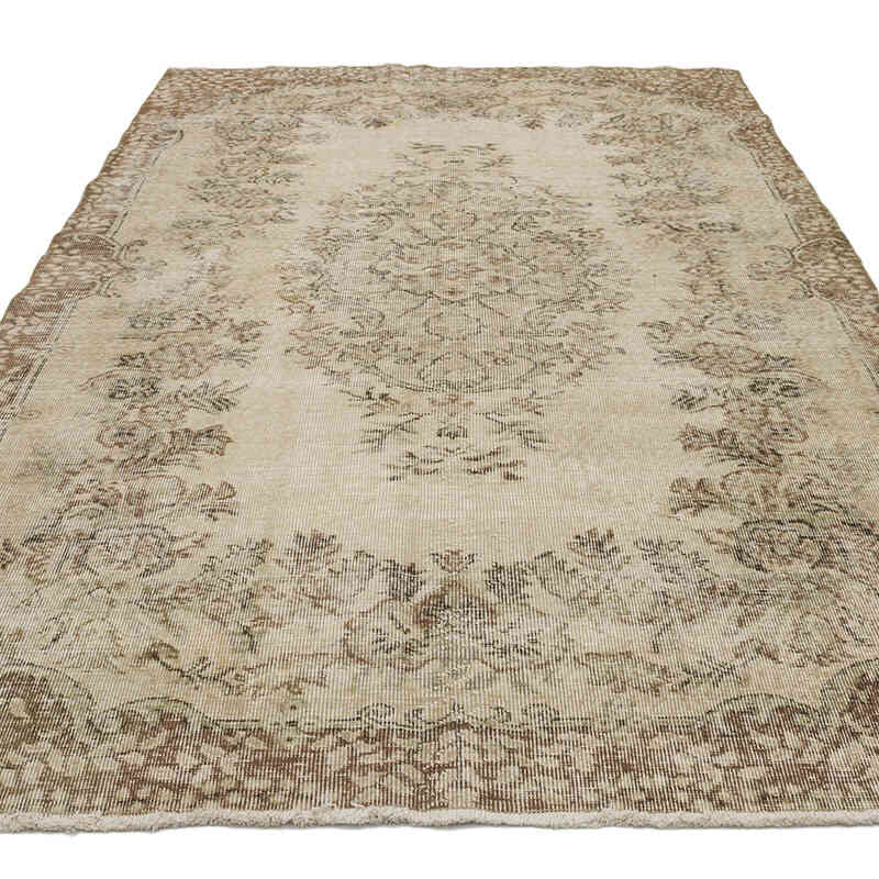 Vintage Turkish Hand-Knotted Rug - 5' 4" x 8' 11" (64" x 107") - K0068930