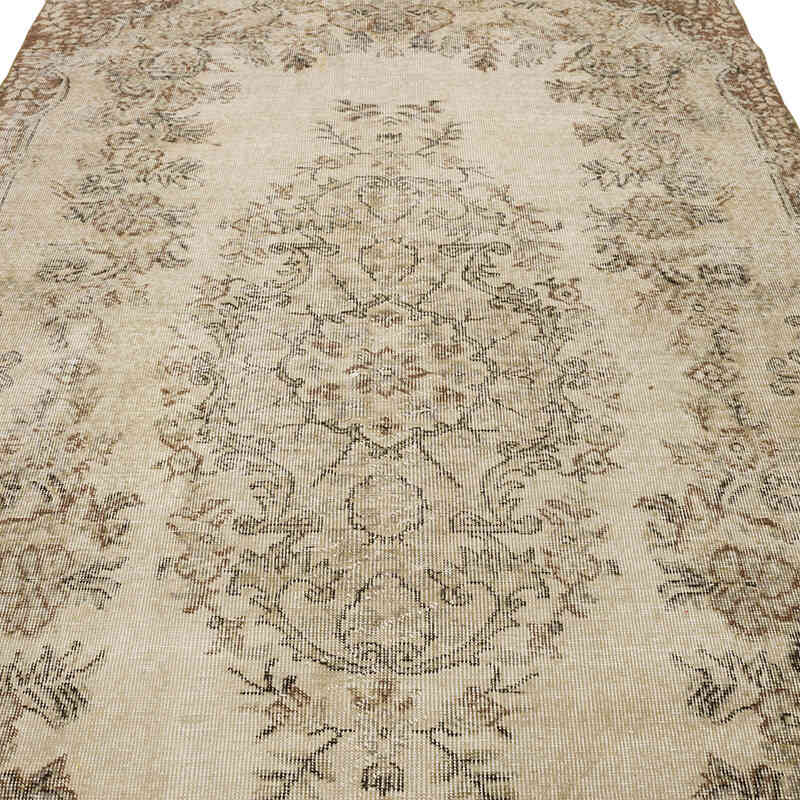 Vintage Turkish Hand-Knotted Rug - 5' 4" x 8' 11" (64" x 107") - K0068930