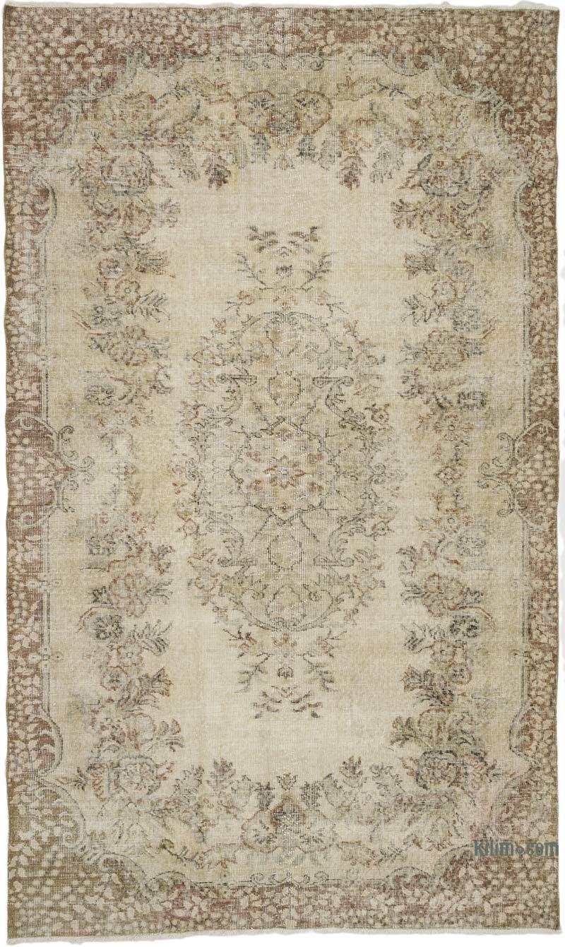 Vintage Turkish Hand-Knotted Rug - 5' 4" x 8' 11" (64" x 107") - K0068930