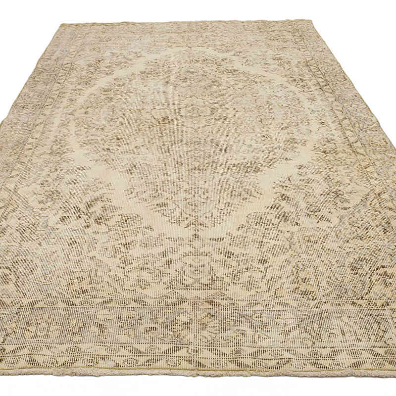 Alfombra Vintage Turca Anudada a Mano - 159 cm x 285 cm - K0068941