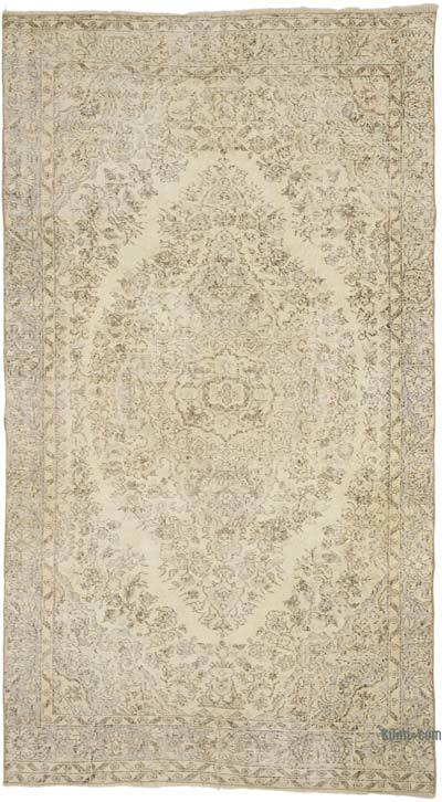 Vintage Turkish Hand-Knotted Rug - 5' 3" x 9' 4" (63" x 112")