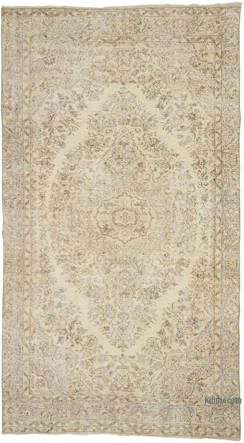 Alfombra Vintage Turca Anudada a Mano - 159 cm x 285 cm - K0068941