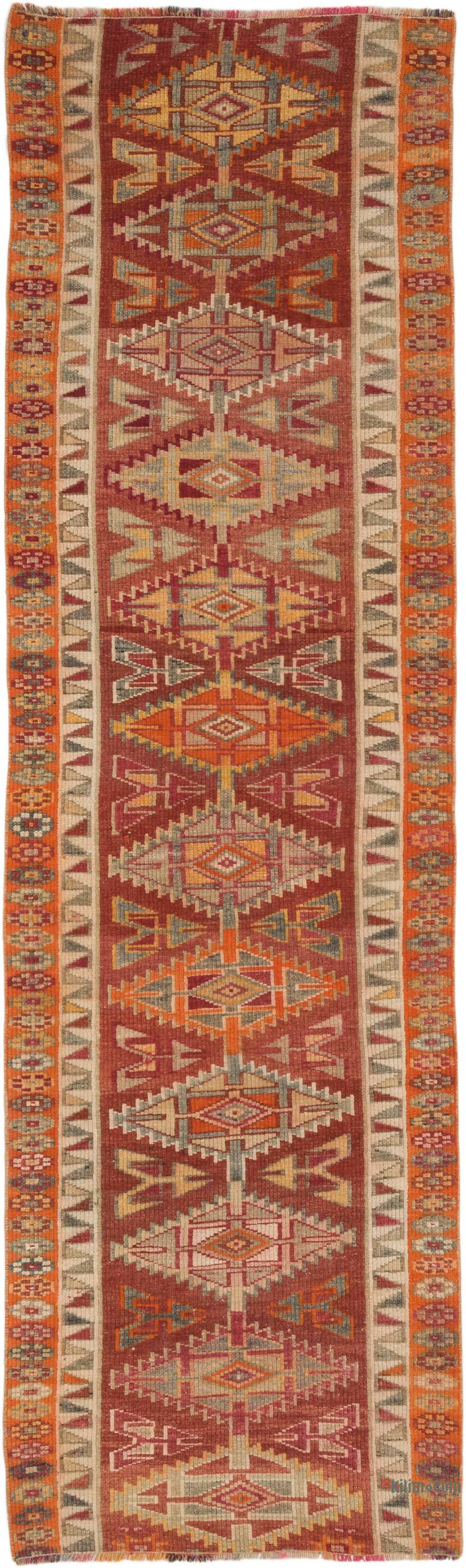 Vintage Anadolu Yolluk - 86 cm x 290 cm - K0068948