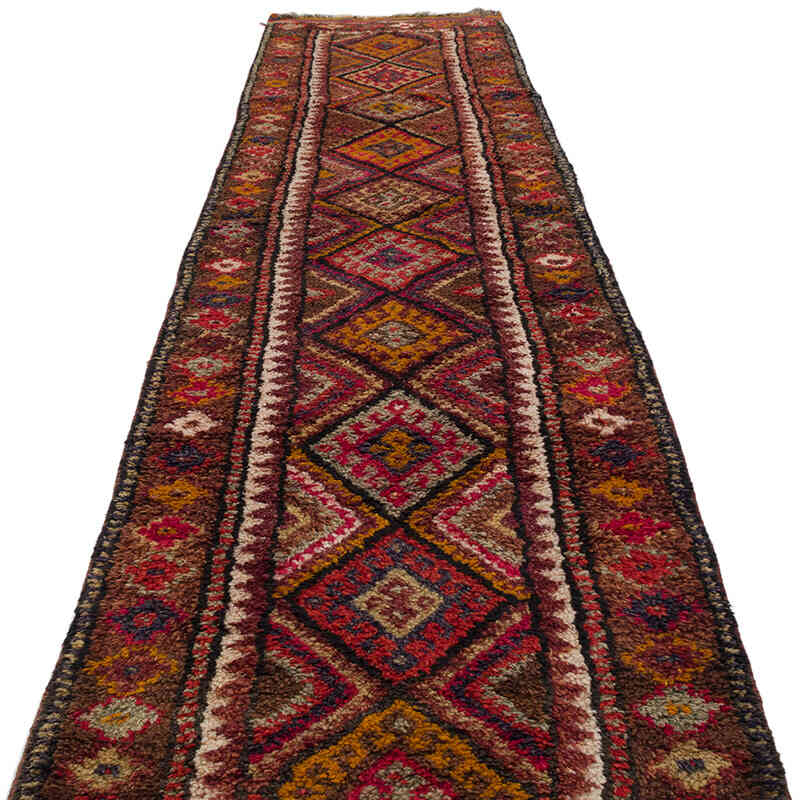 Vintage Tribal Runner Rug - 2' 11" x 13' 10" (35" x 166") - K0068958