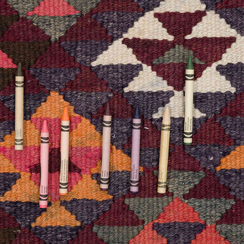 Vintage Anadolu Kilim Yolluk - 86 cm x 307 cm - K0068962