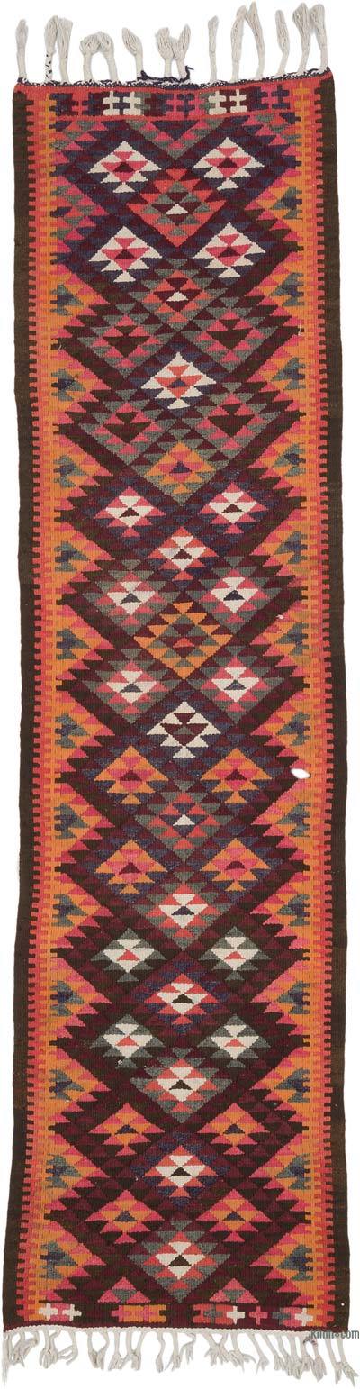 Vintage Anadolu Kilim Yolluk - 86 cm x 307 cm